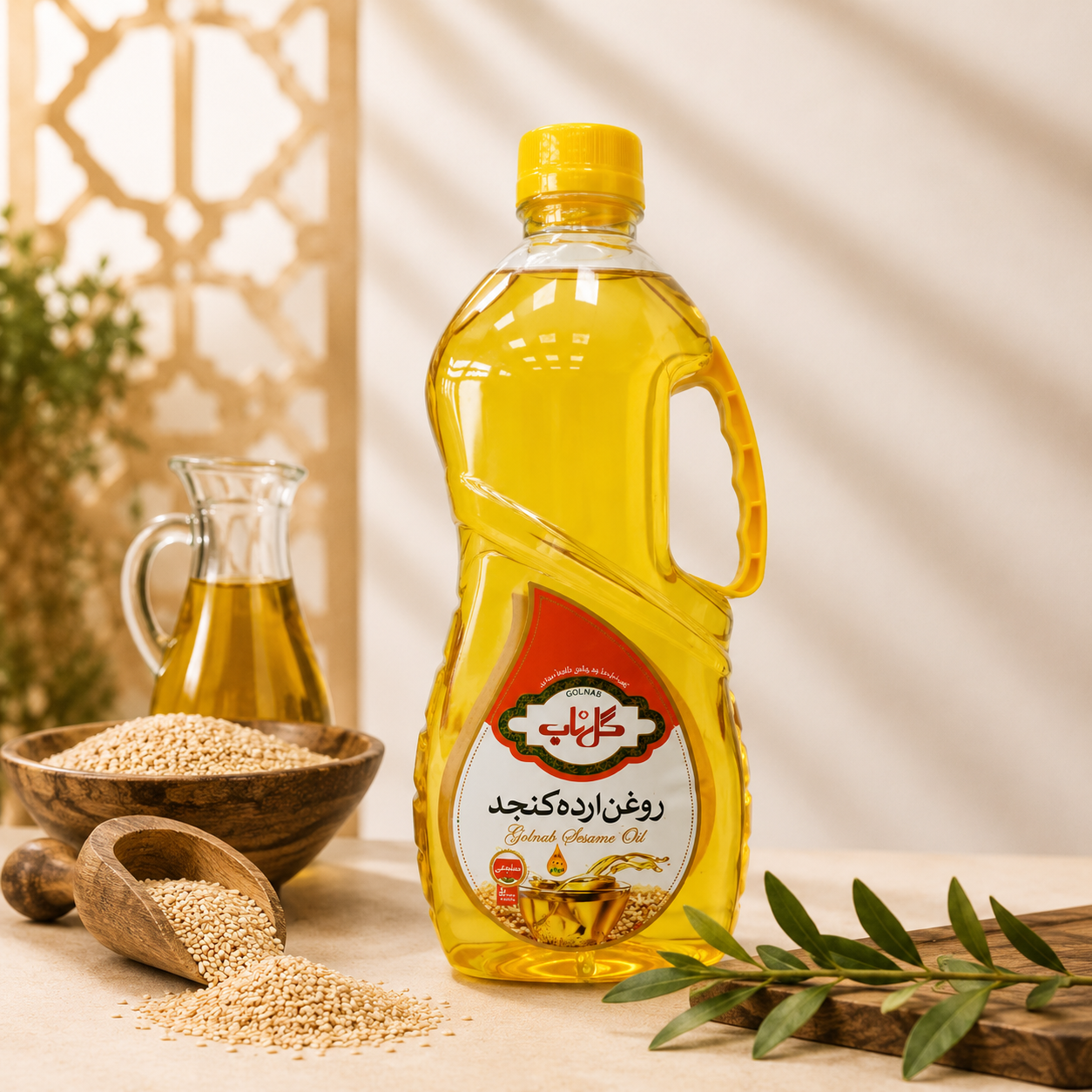 روغن ارده ۲ لیتری گلناب
