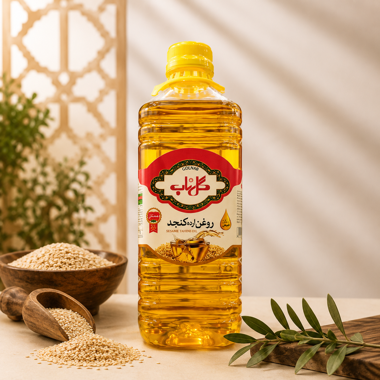 روغن ارده ۳ لیتری گلناب