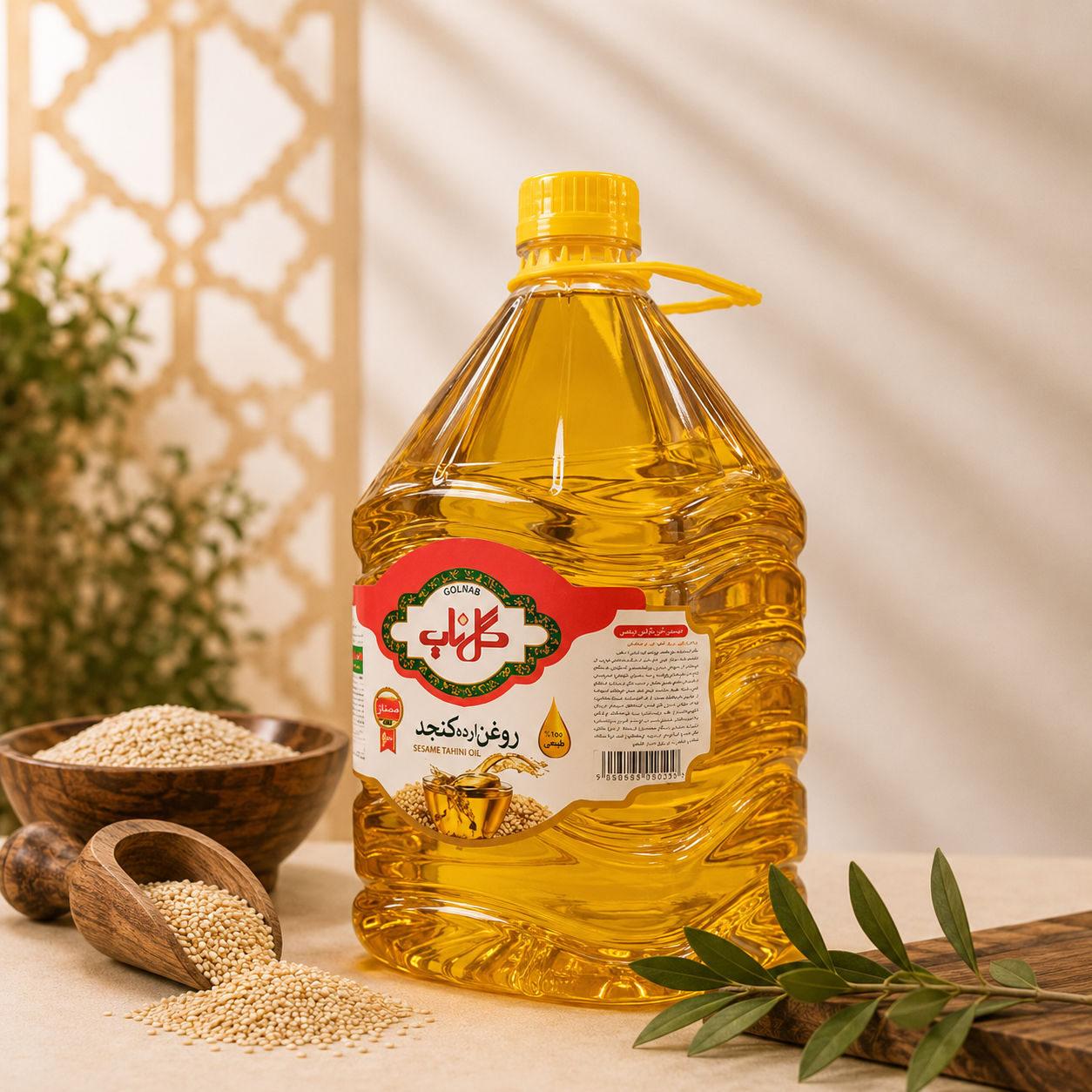روغن ارده ۴ لیتری گلناب