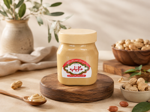 کره بادام زمینی گلناب